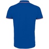 Рубашка поло мужская Prestige Men, ярко-синяя с логотипом