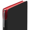 Ежедневник Flexpen Black, недатированный, черный с красным с логотипом