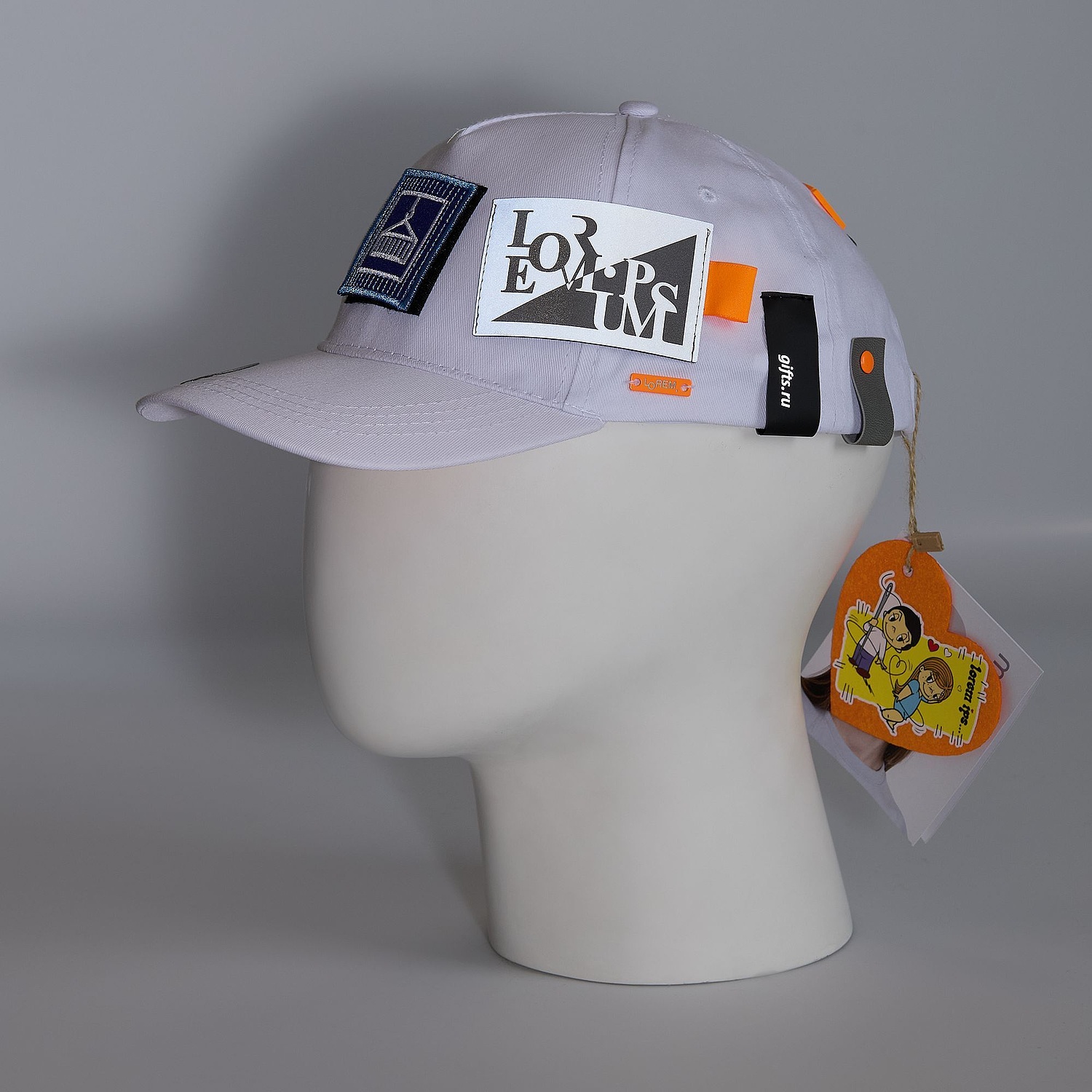 Бейсболка Buzz, черная с логотипом