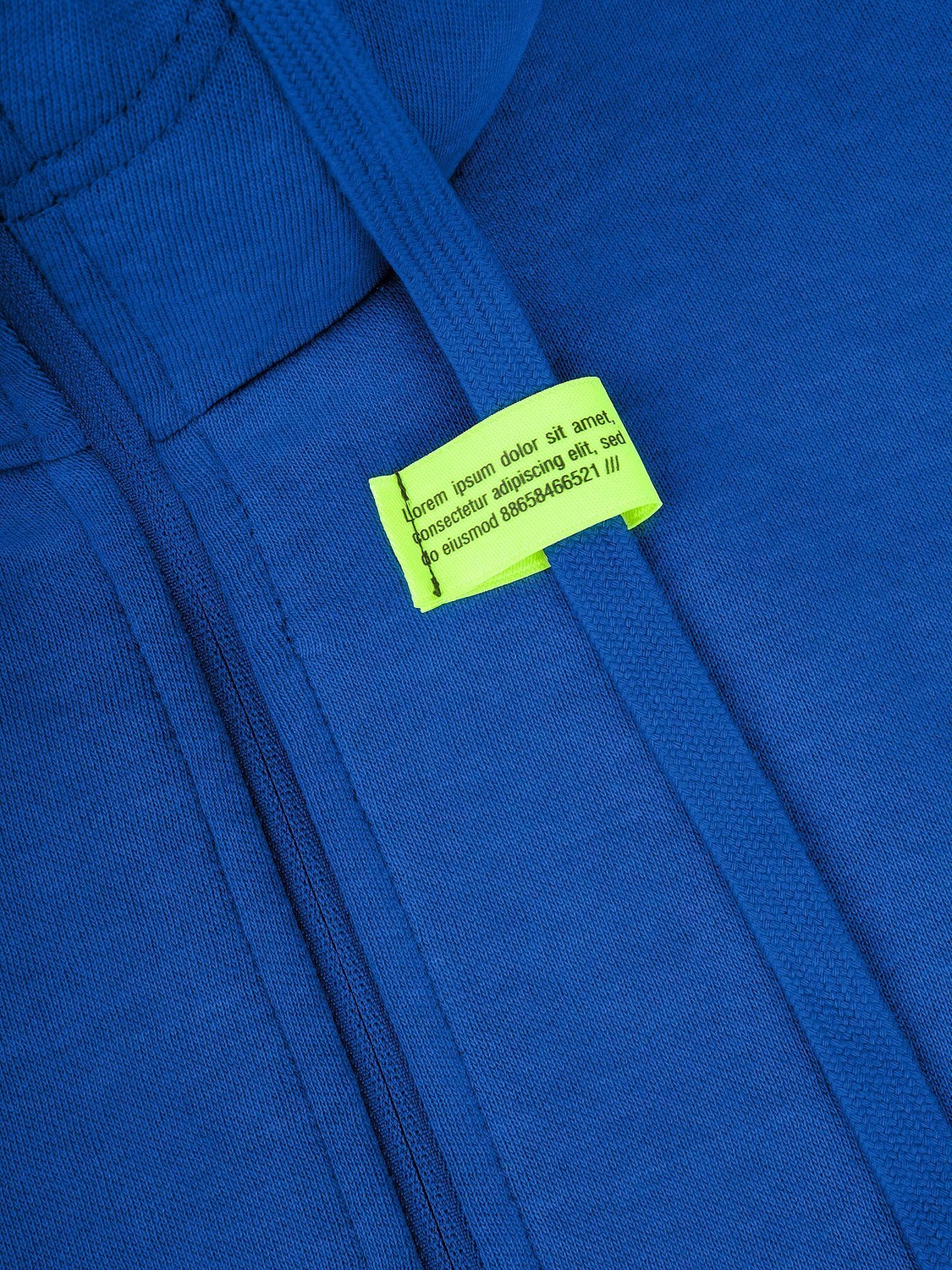 Толстовка унисекс H3, синяя с логотипом