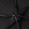 Зонт складной Safebrella, черный с логотипом