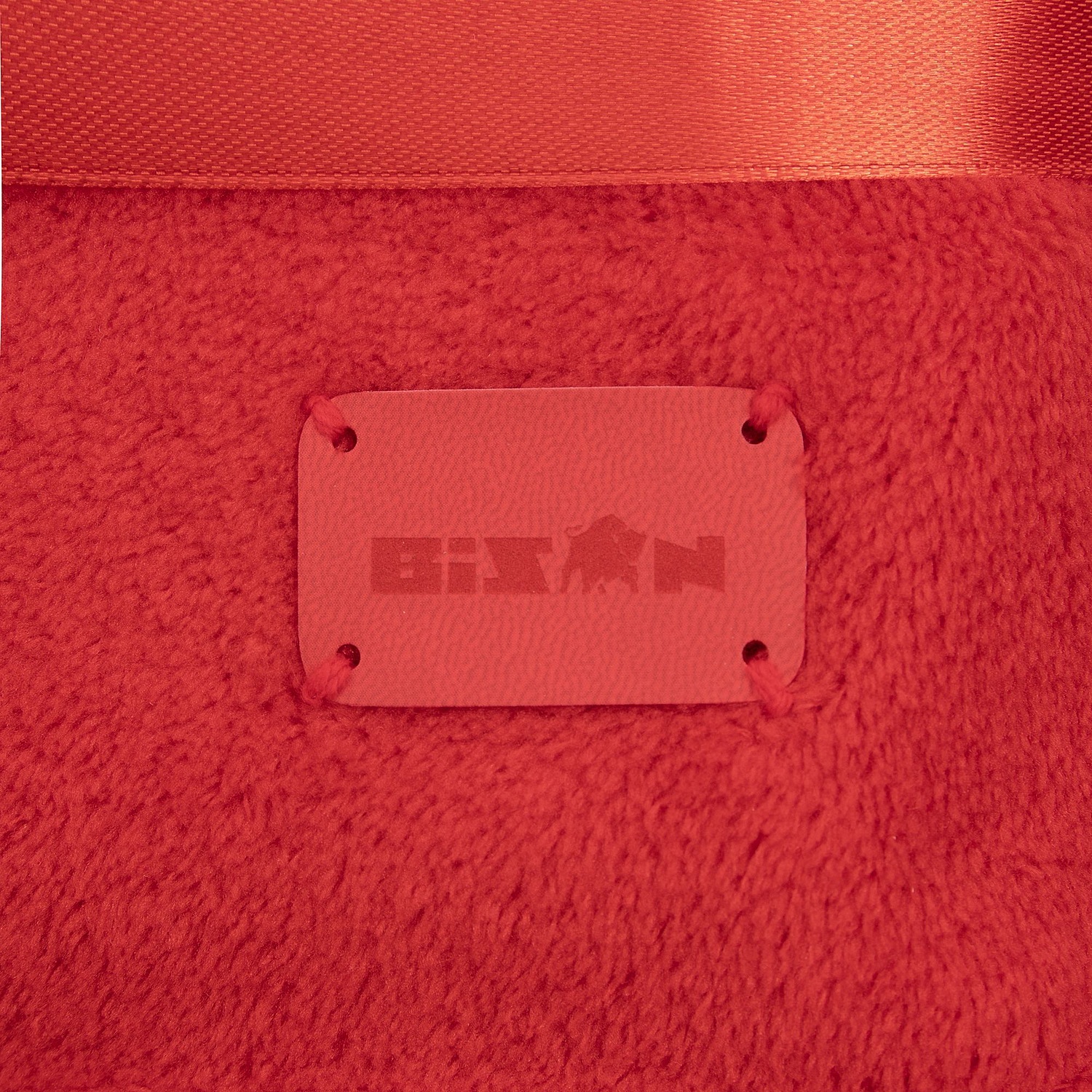 Лейбл Eta Latte, S, красный с логотипом