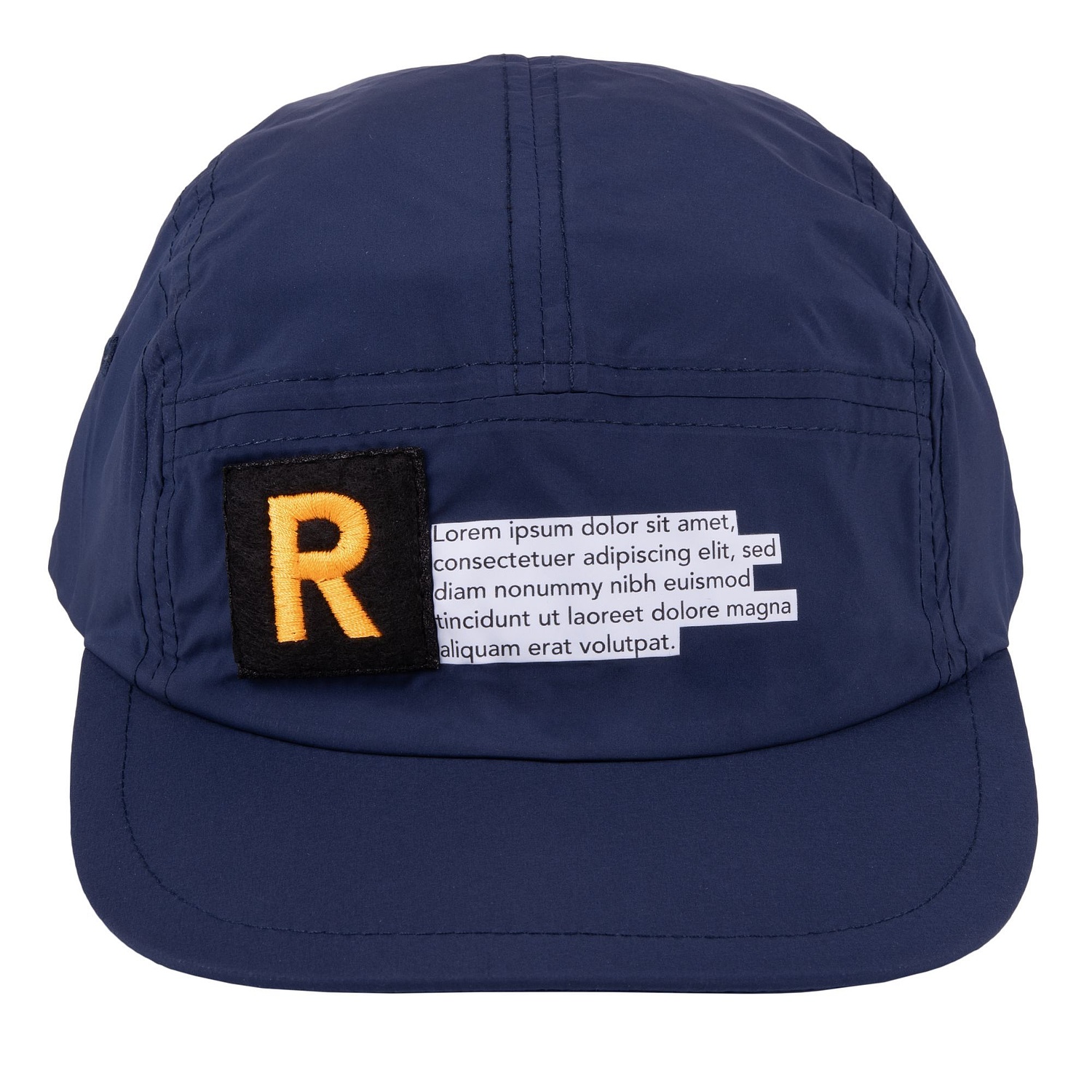 Бейсболка Ben Mac, темно-синяя с логотипом