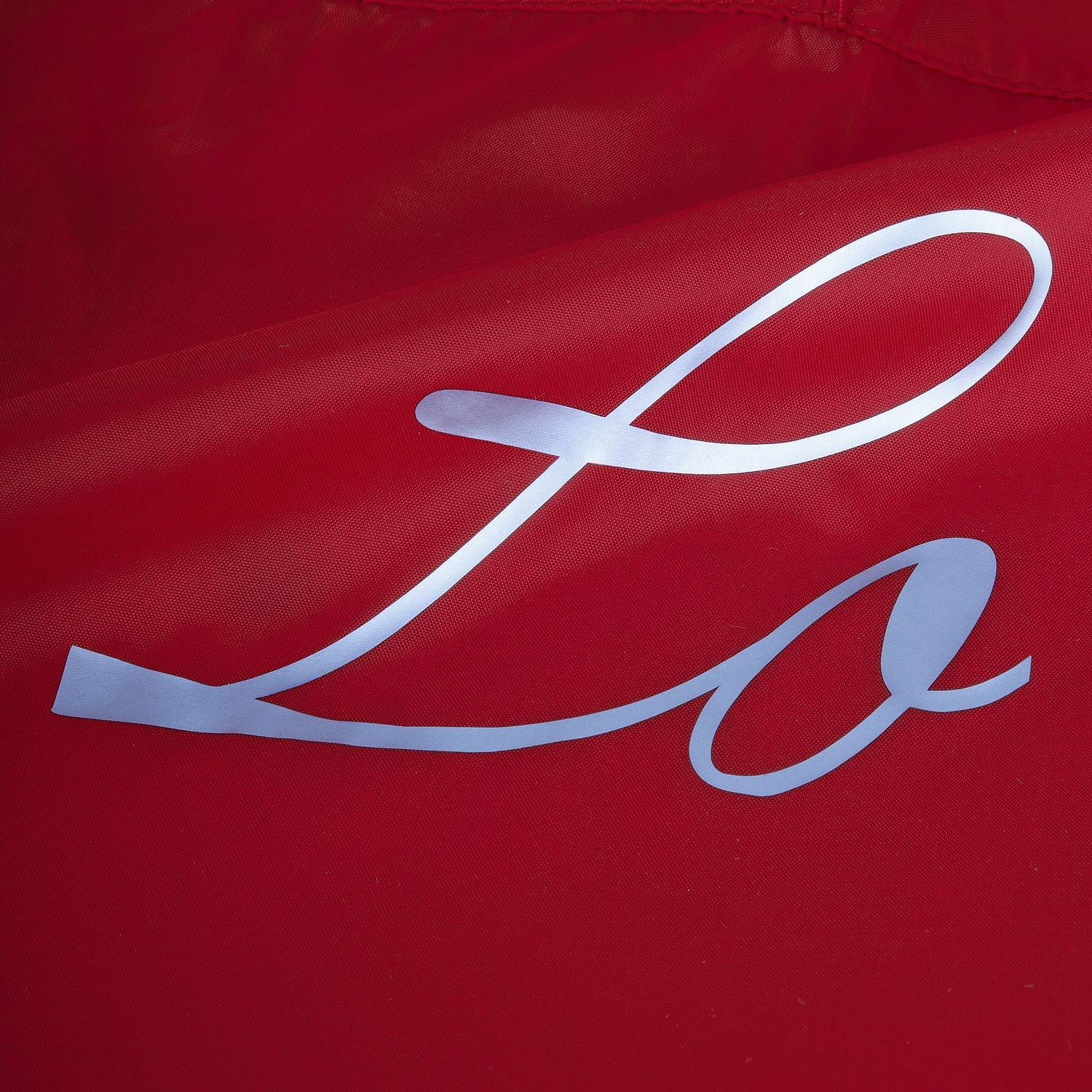 Ветровка из нейлона Surf 210, красная с логотипом