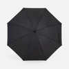 Зонт-трость Rainzee, ver.2, черный с логотипом