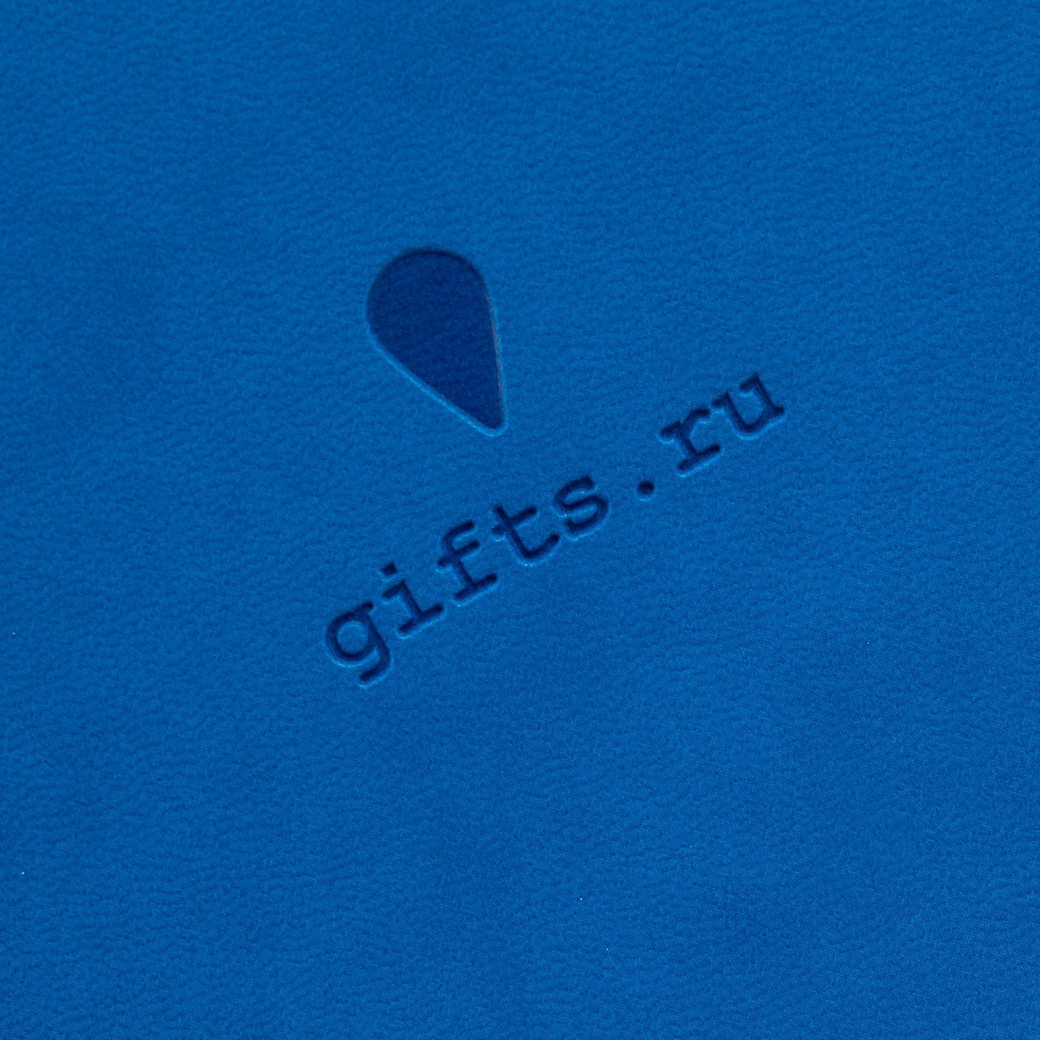 Ежедневник New Latte, недатированный, ярко-синий с логотипом