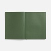 Ежедневник Flat Maxi, недатированный, зеленый, ver.2 с логотипом