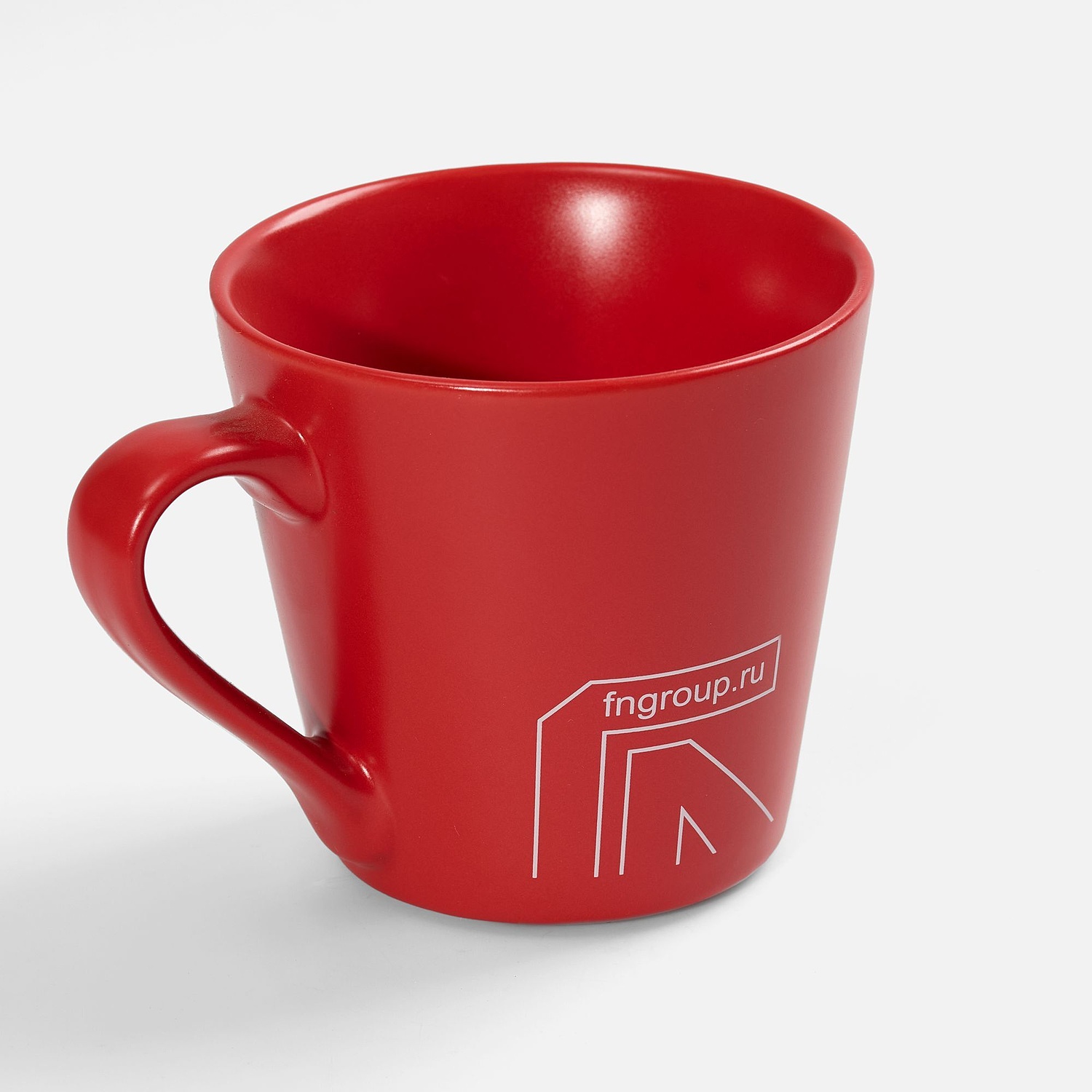 Кружка Modern Bell, матовая, красная