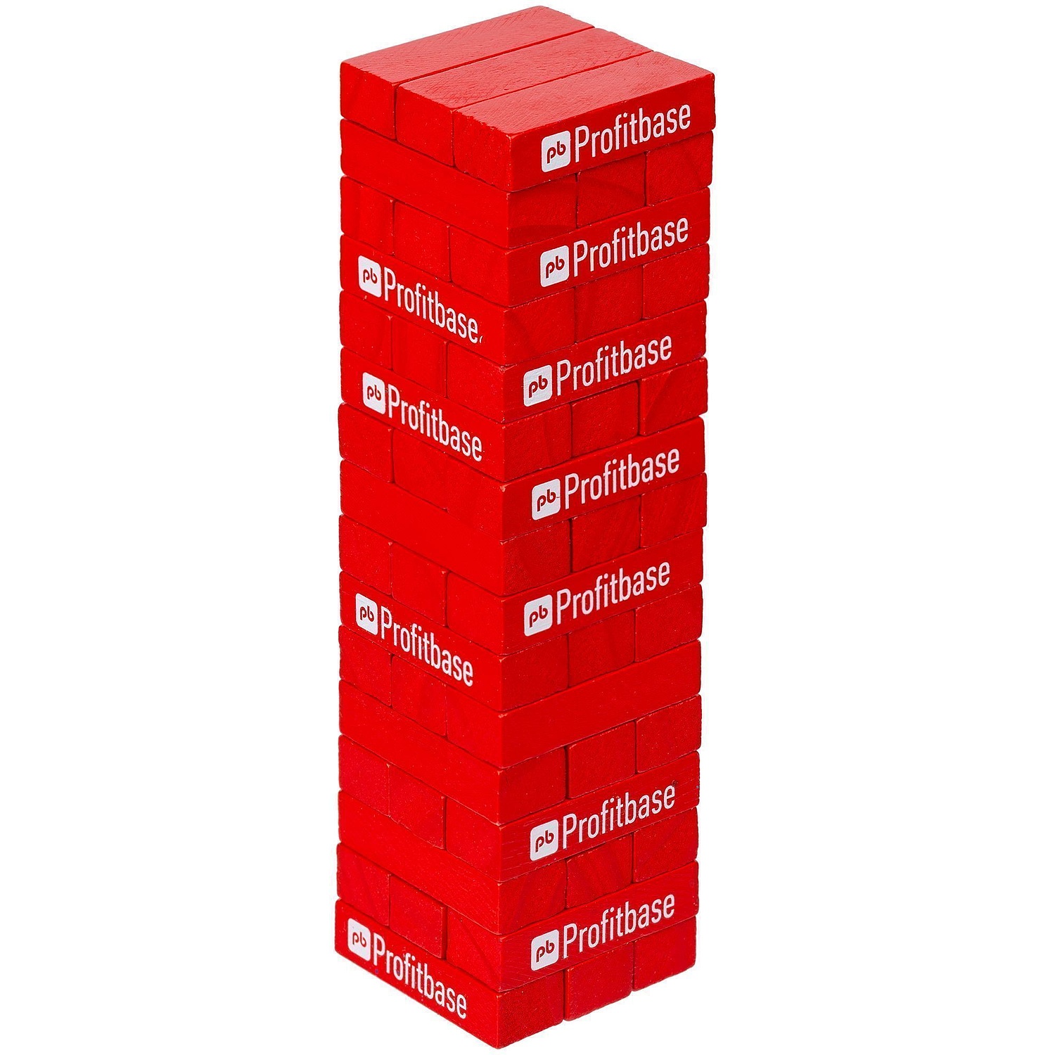 Игра «Деревянная башня мини», красная