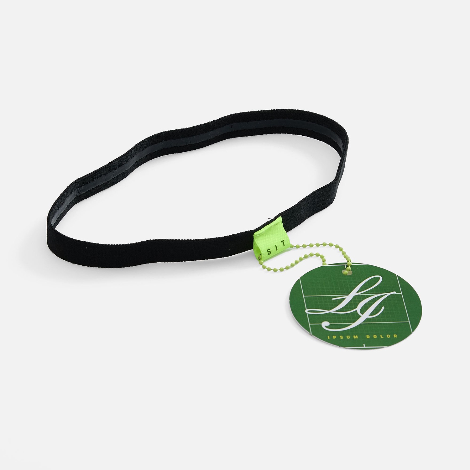 Лейбл тканевый Epsilon, XXS, желтый неон