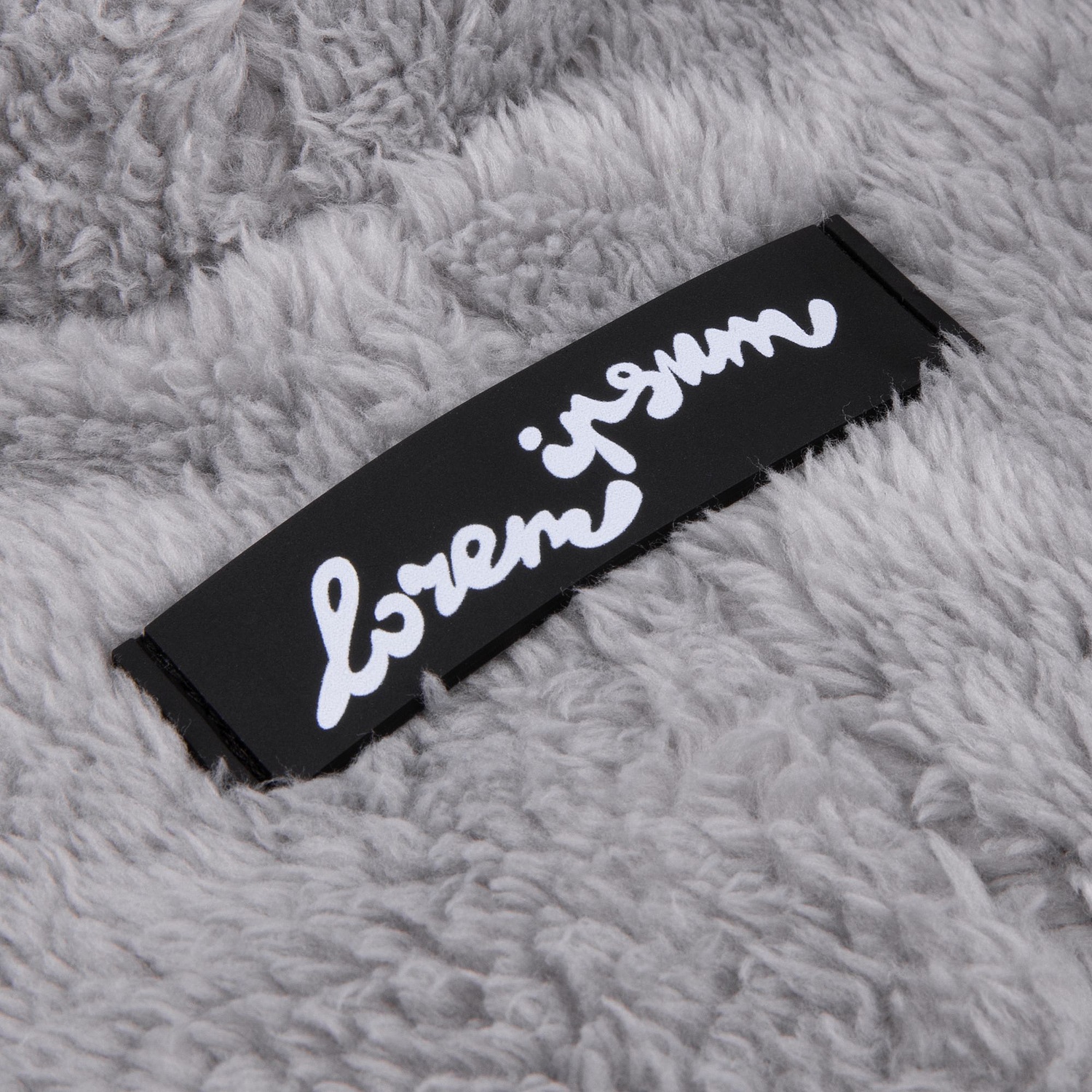 Балаклава-капюшон Flocky, серая с логотипом