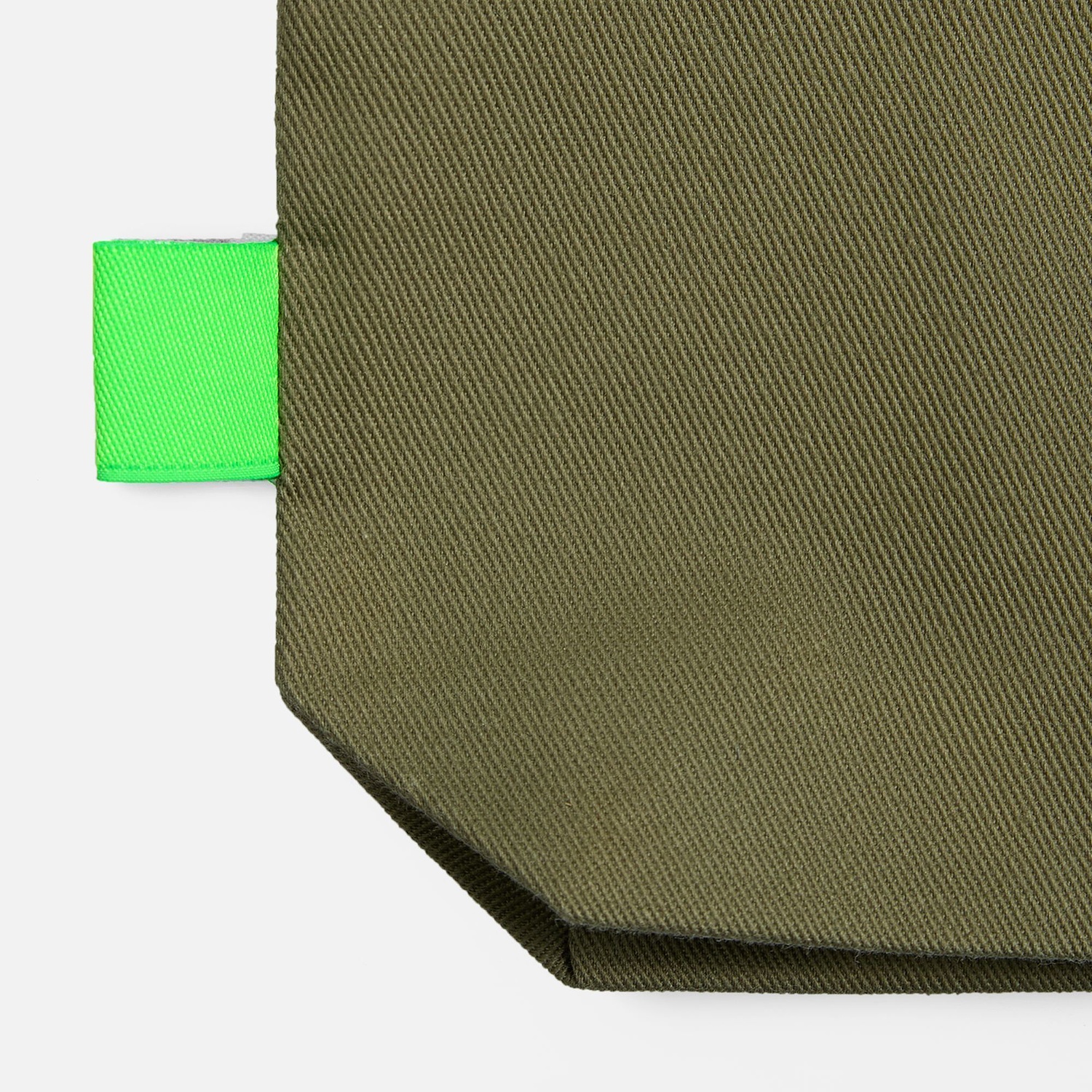 Лейбл тканевый Epsilon, XXS, зеленый неон