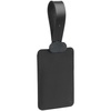 Багажная бирка inStream, черная с логотипом