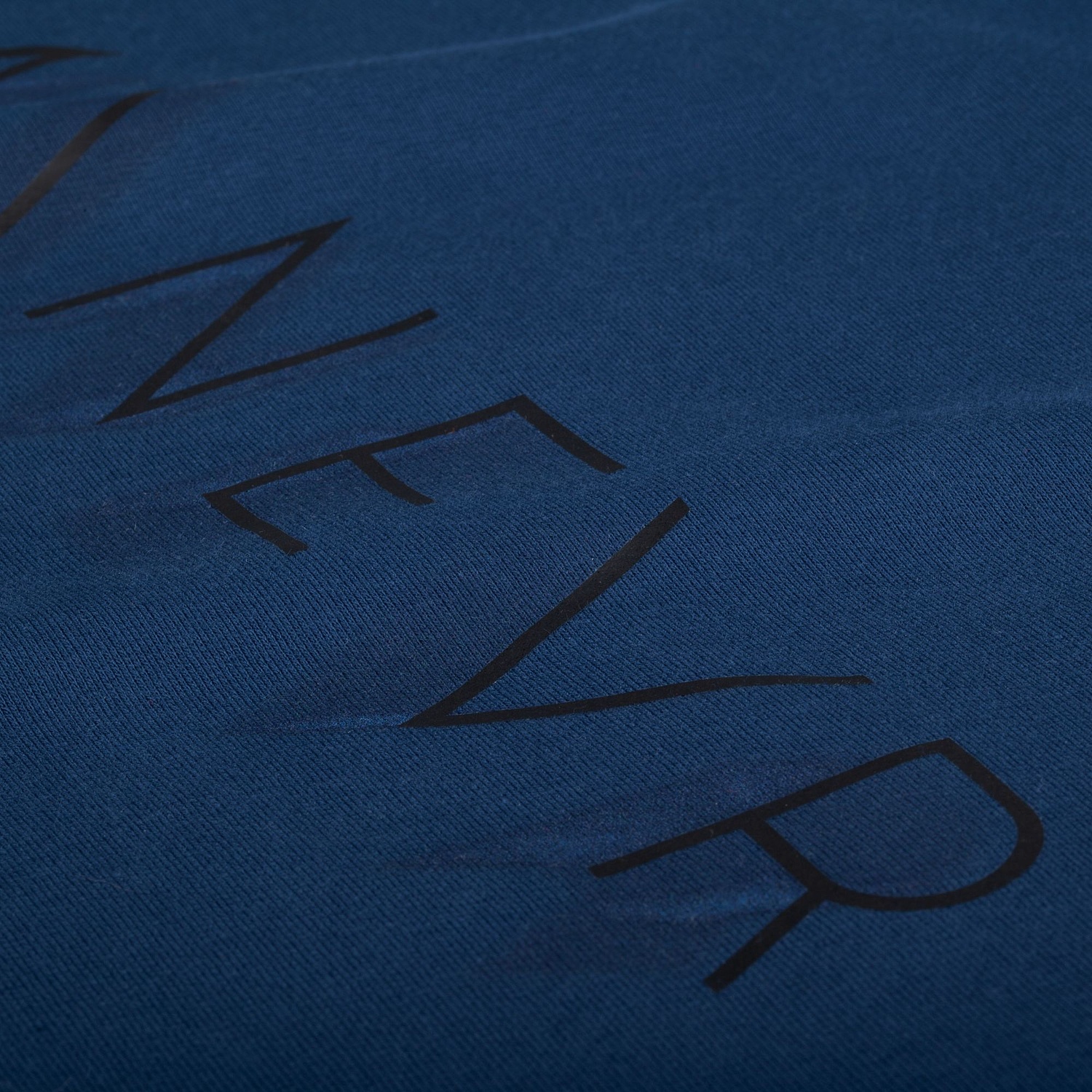 Свитшот унисекс Vozduh, темно-синий с логотипом