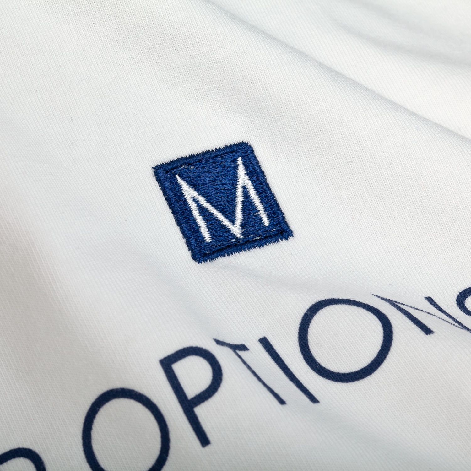 Футболка оверсайз Vozduh 2.0, кремовая с логотипом