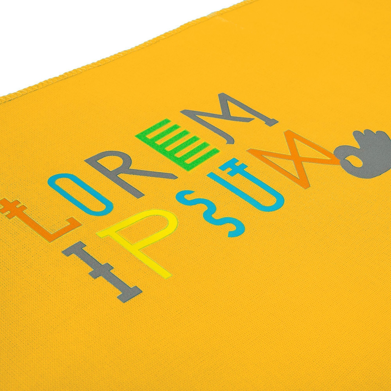 Бандана Overhead, желтая с логотипом