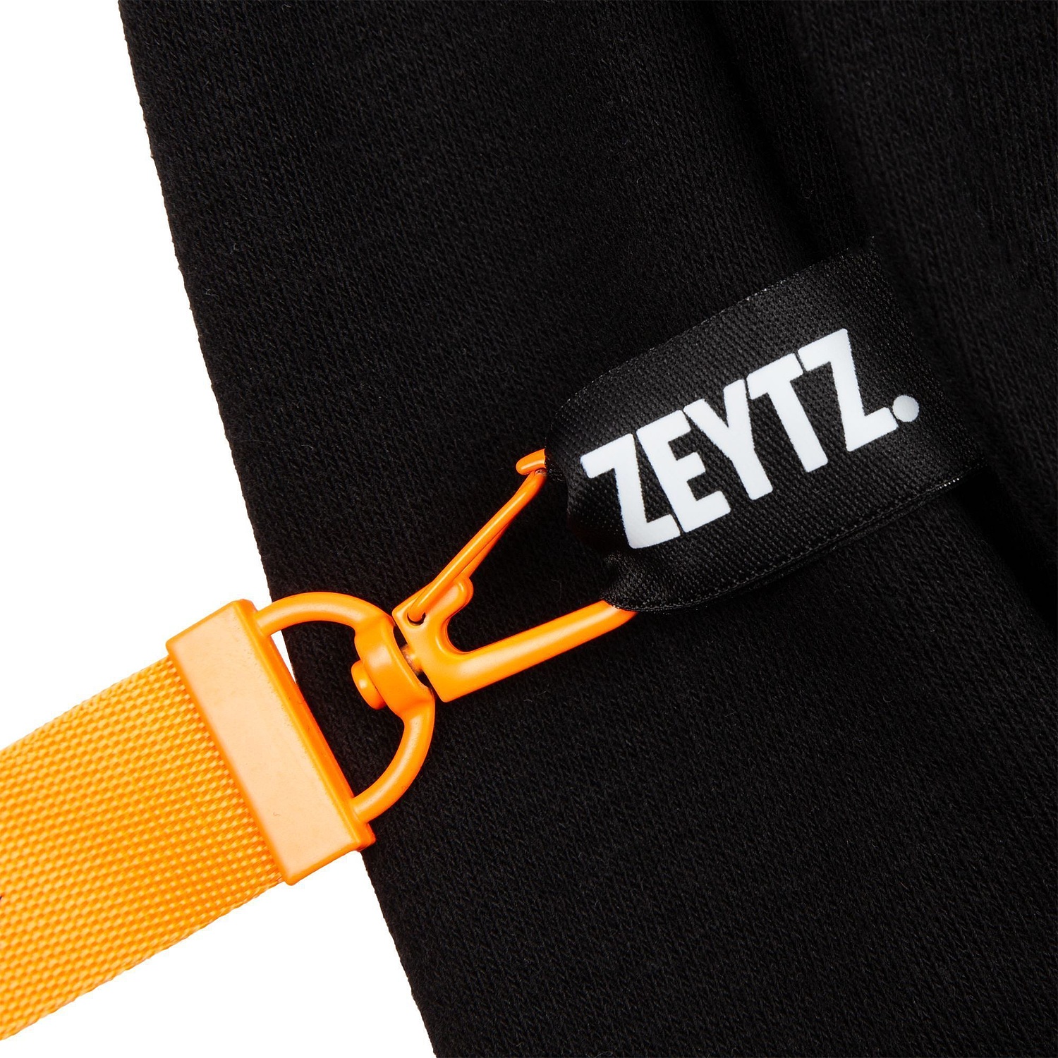 Лейбл тканевый Epsilon, S, черный с логотипом