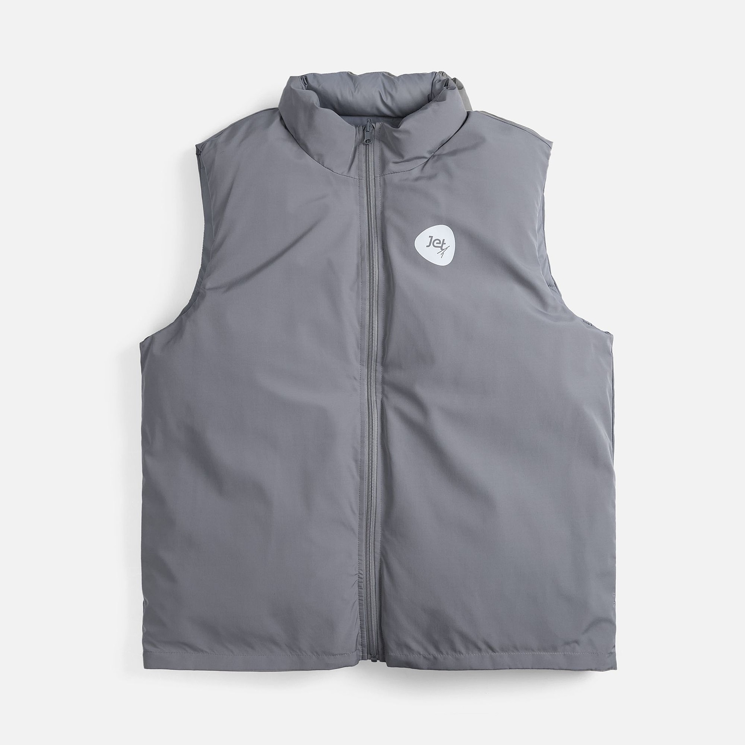 Жилет двусторонний V2, серый с логотипом