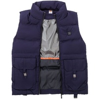 Жилет с подогревом Thermalli Zermatt, темно-синий с логотипом