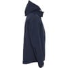 Куртка мужская Hooded Softshell темно-синяя с логотипом