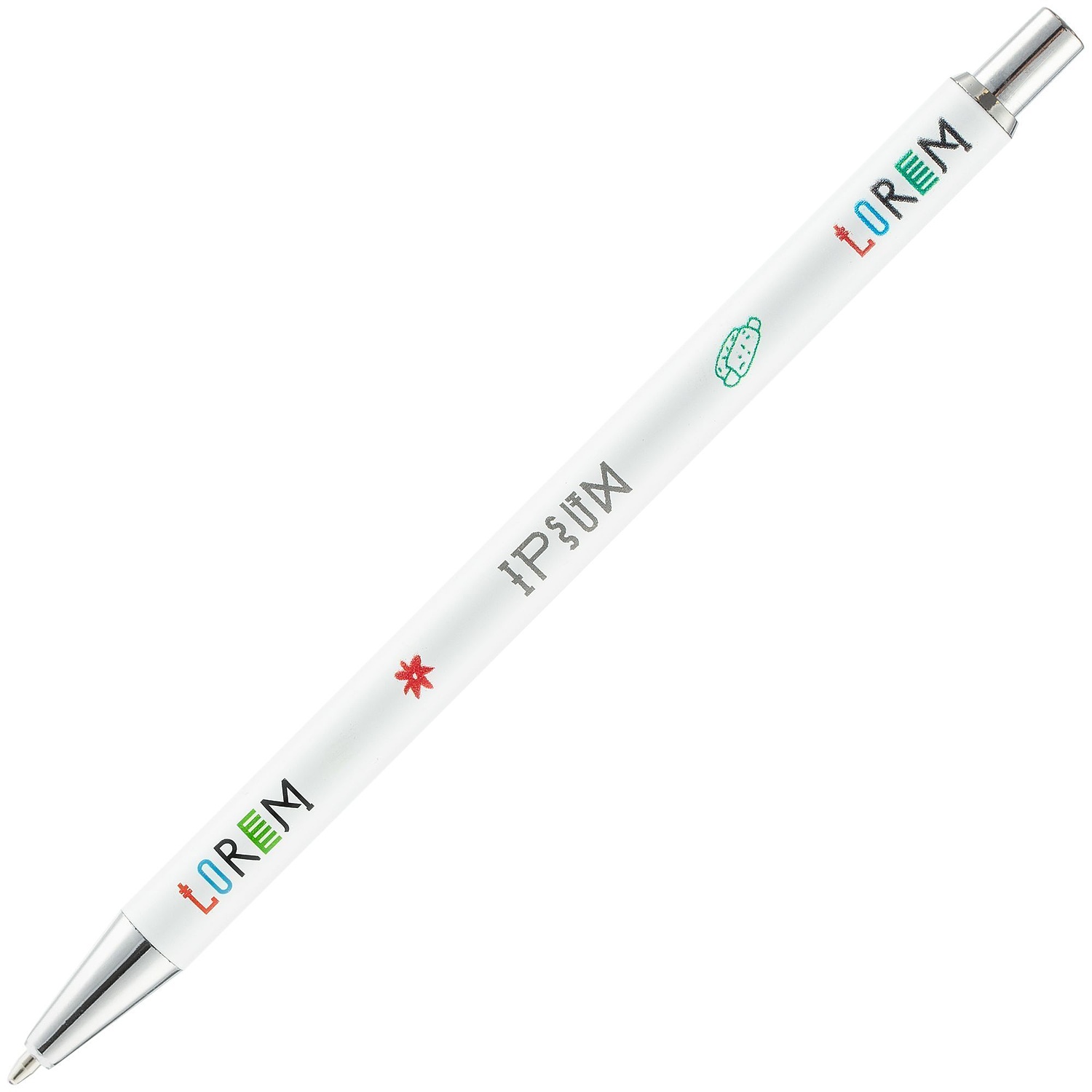 Набор Kroom, белый с логотипом