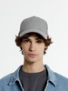 Бейсболка Woolridge, серый меланж с логотипом
