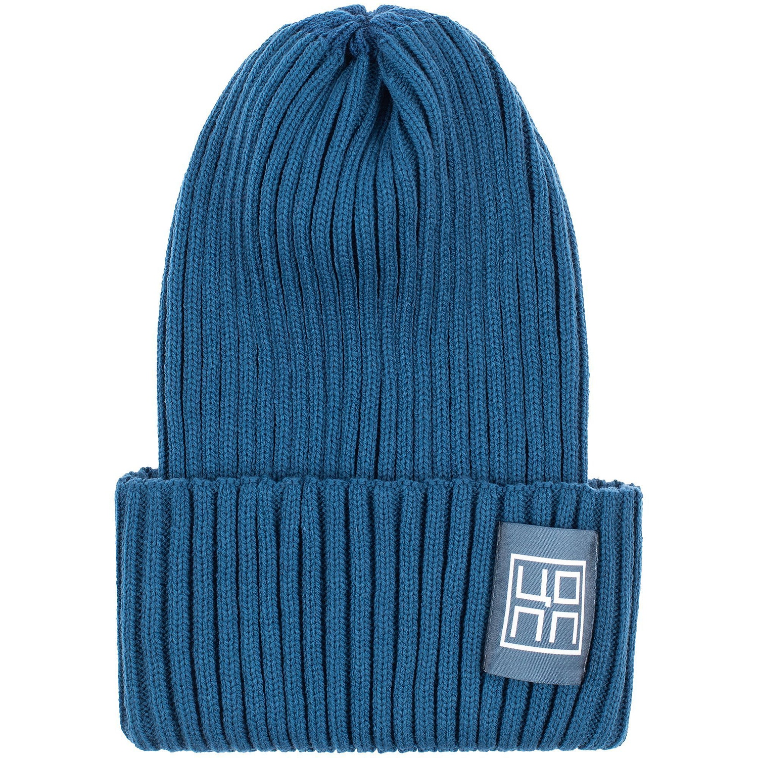 Шапка Yong, темно-синяя (морская волна) с логотипом