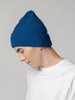 Шапка Franky, темно-синяя (лазурная) с логотипом