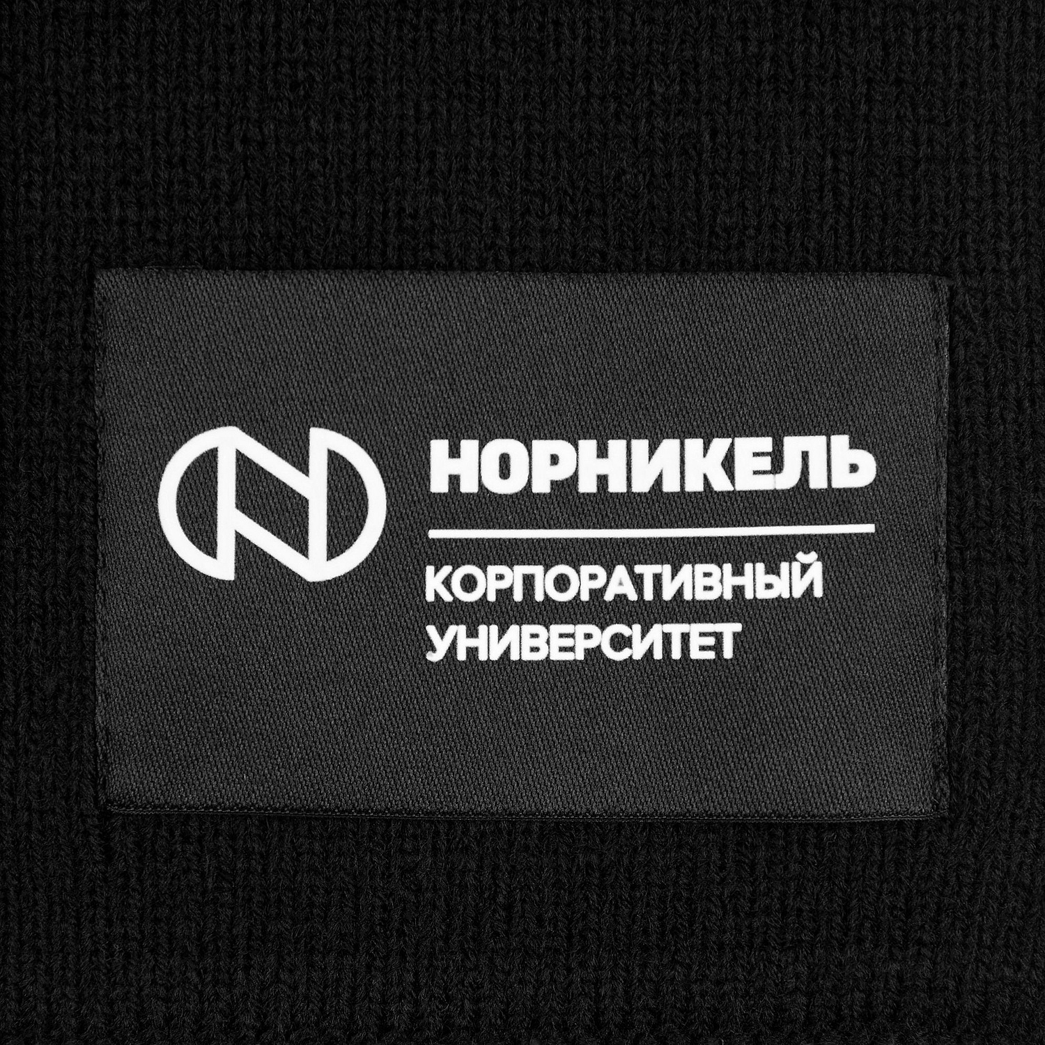 Шарф Urban Flow, черный с логотипом