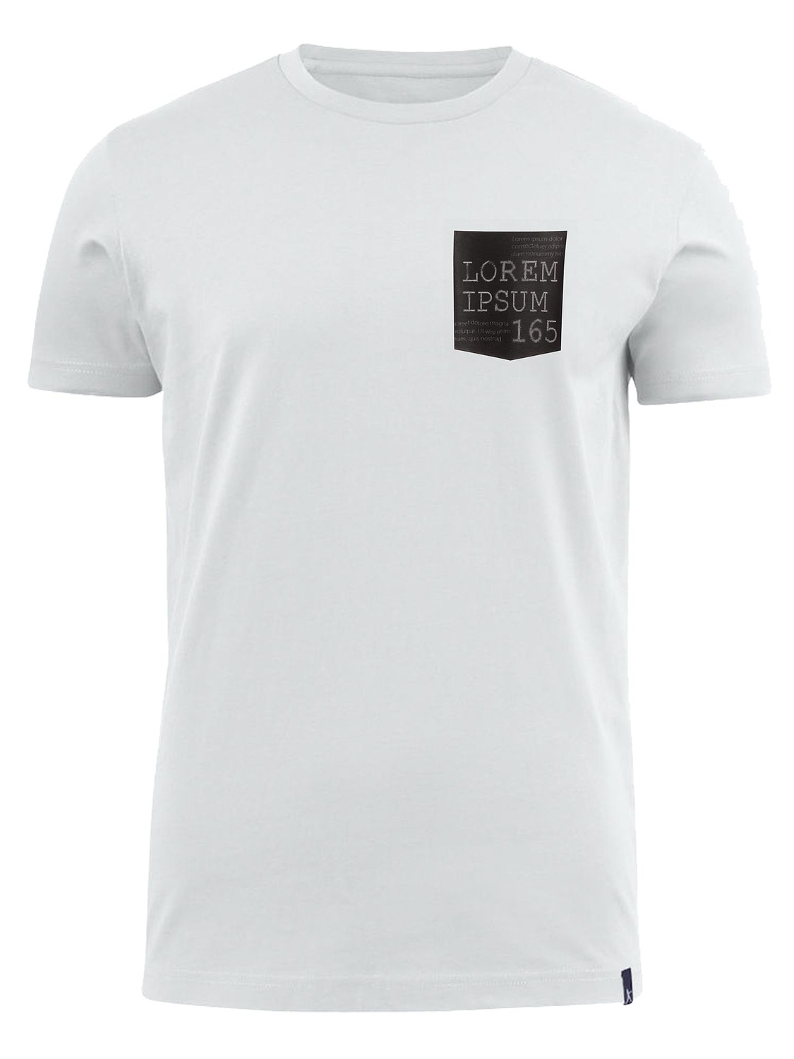 Футболка мужская American U, белая с логотипом