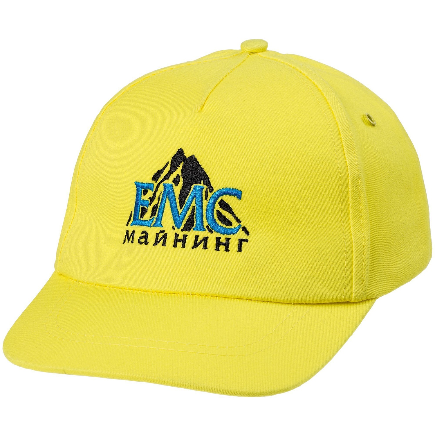Бейсболка Convention, желтая с логотипом