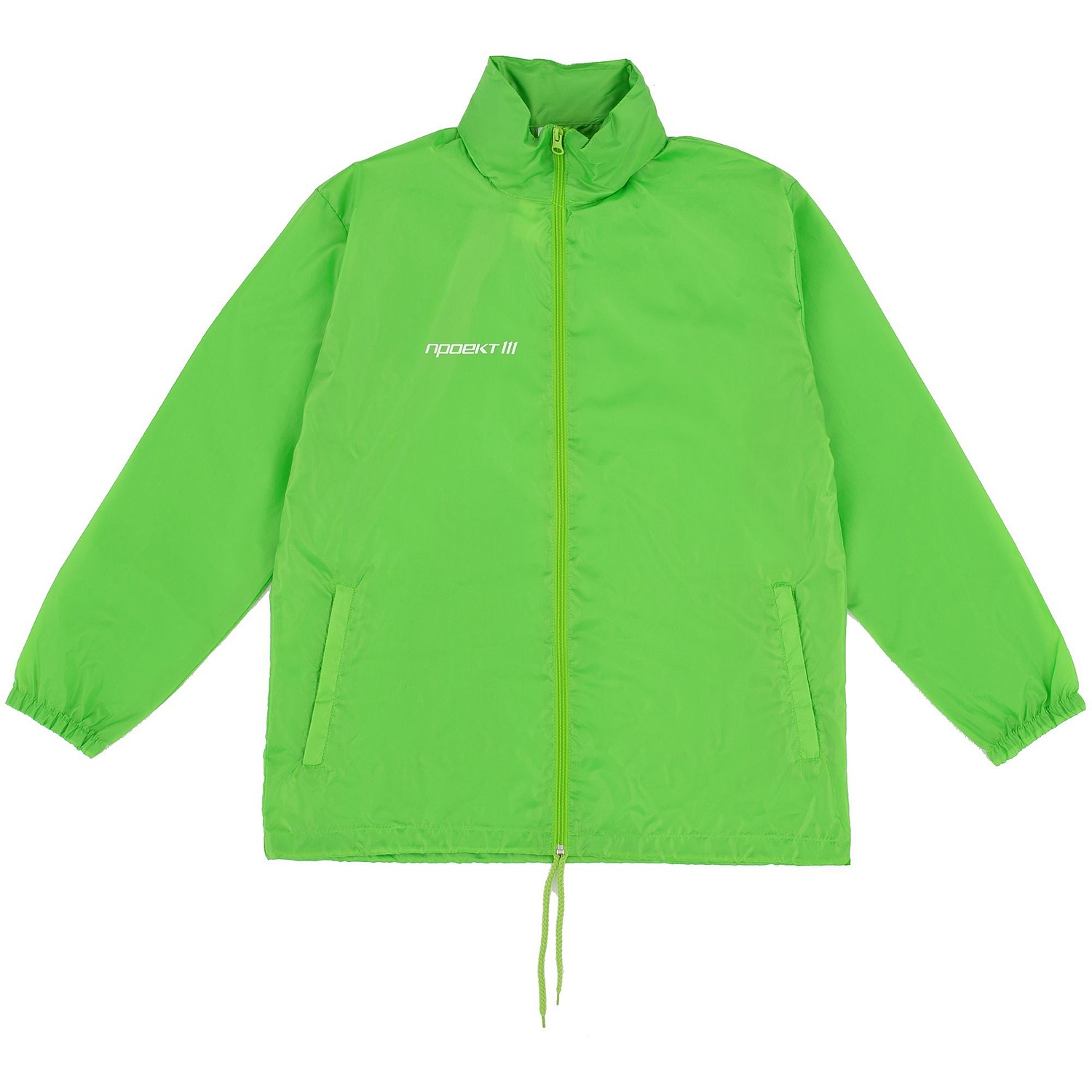 Ветровка унисекс Shift, зеленое яблоко с логотипом