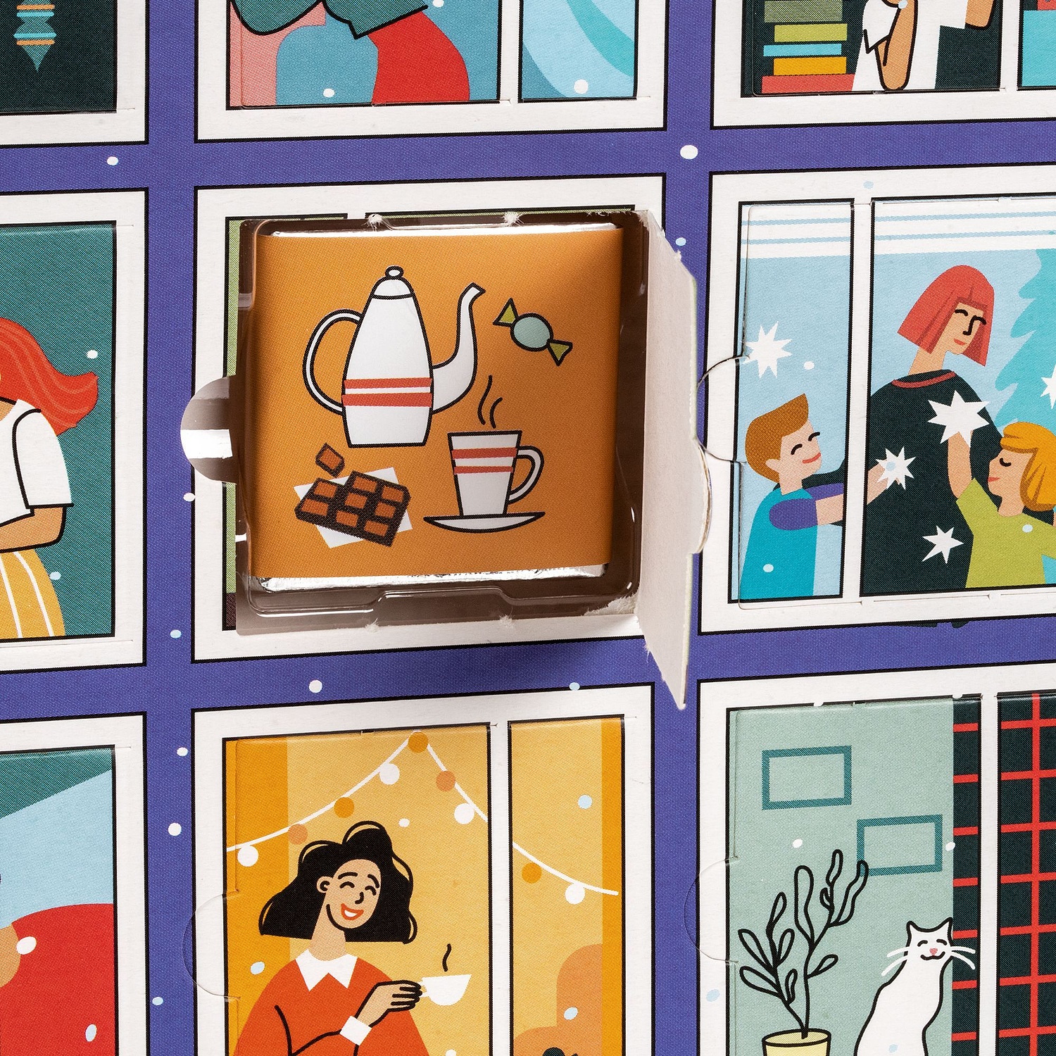 Шоколадный адвент-календарь Festa на заказ