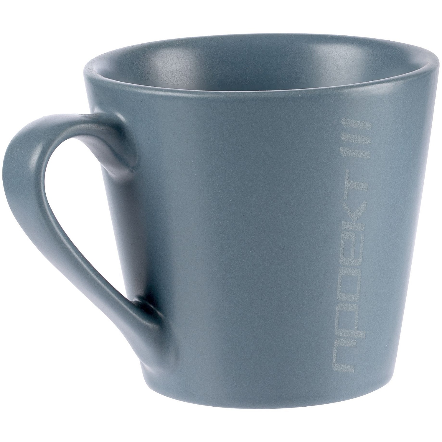 Кружка Modern Bell, матовая, серо-синяя