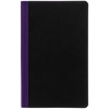 Ежедневник Nice Twice, недатированный, черный с фиолетовым с логотипом