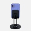 Подставка для смартфона Smartic Light, черная с логотипом