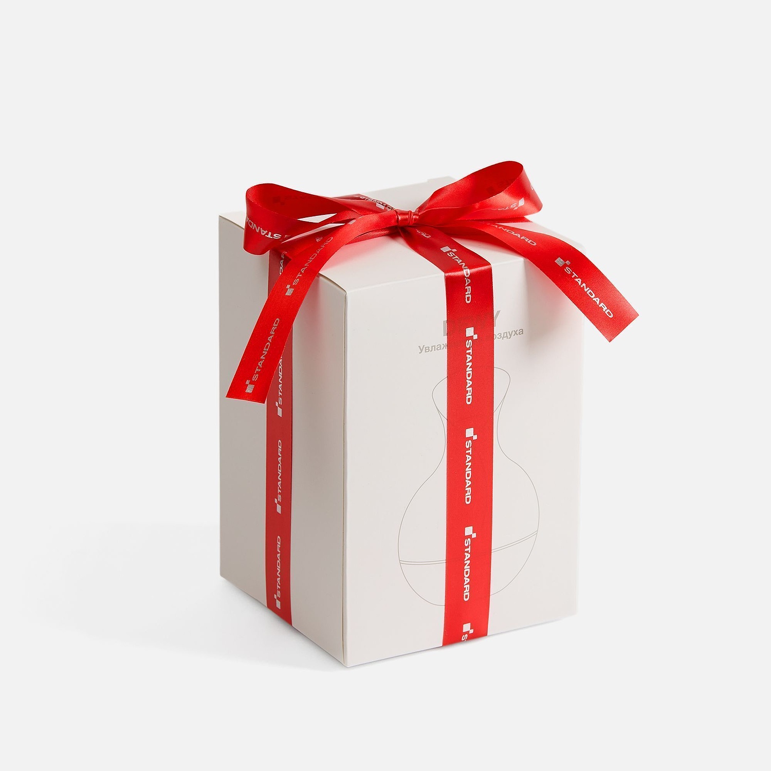 Лента сатиновая Satin 20 XL, красная, 180 см с логотипом