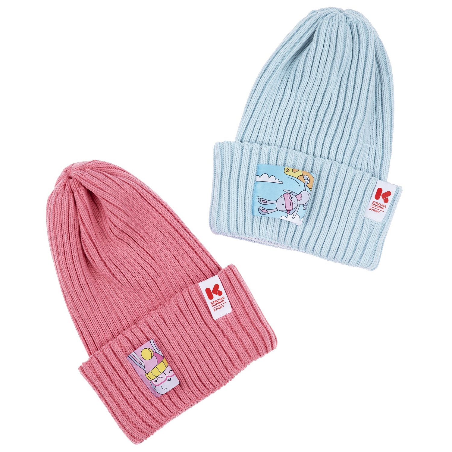 Шапка Yong, светло-голубая с логотипом