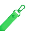 Застежка-карабин Snap Hook, M, зеленый неон с логотипом