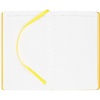 Ежедневник Duplex, недатированный, белый с желтым с логотипом