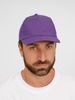 Бейсболка Buffalo, темно-фиолетовая с логотипом
