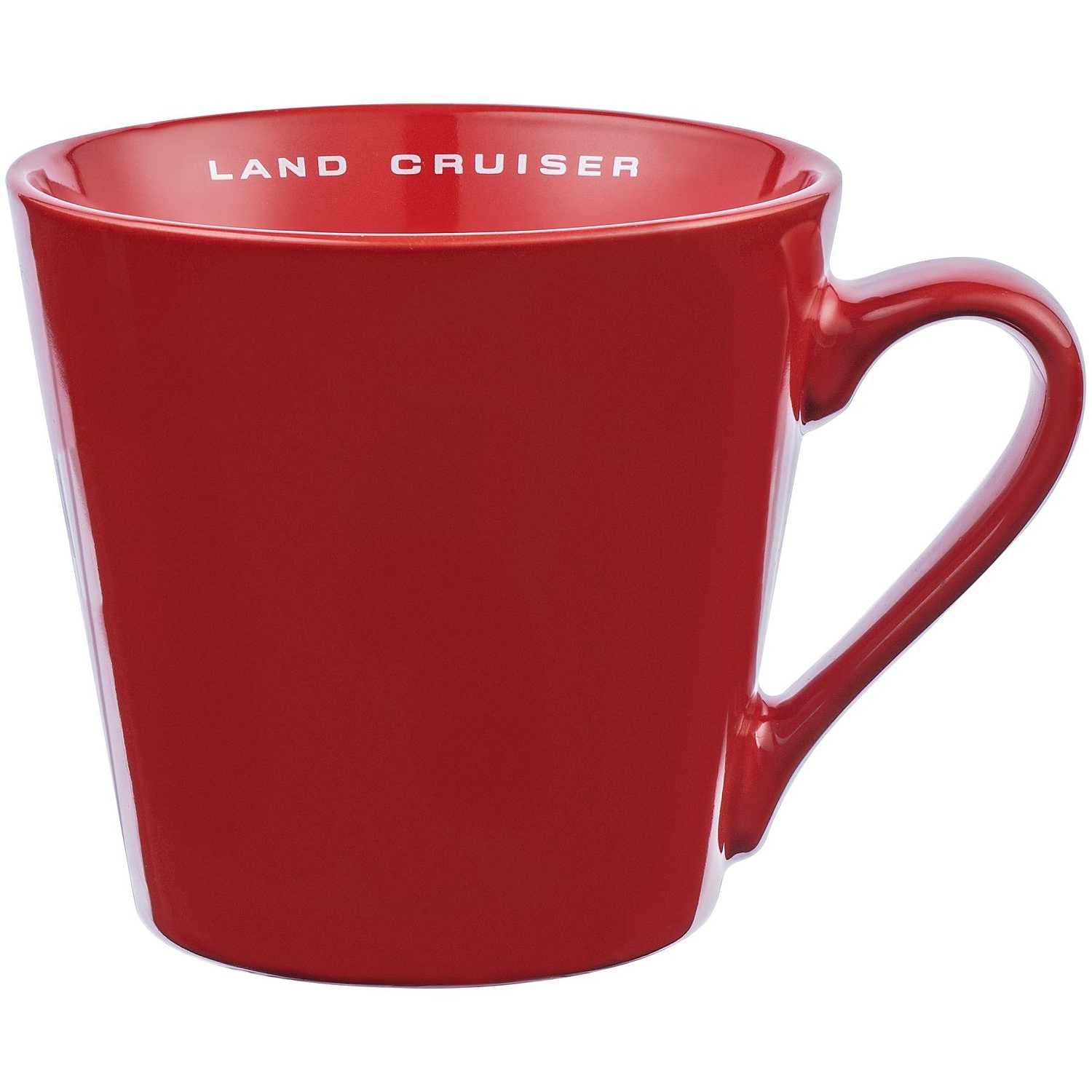 Кружка Modern Bell Classic, глянцевая, красная с логотипом