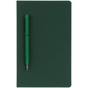 Ежедневник Magnet Shall, недатированный, зеленый с логотипом