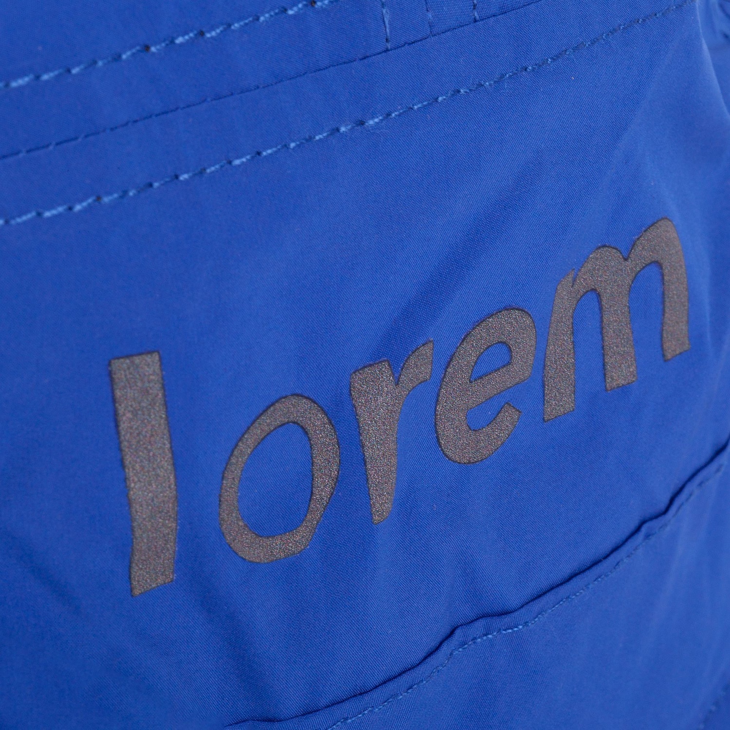 Панама Ben Mac, ярко-синяя с логотипом