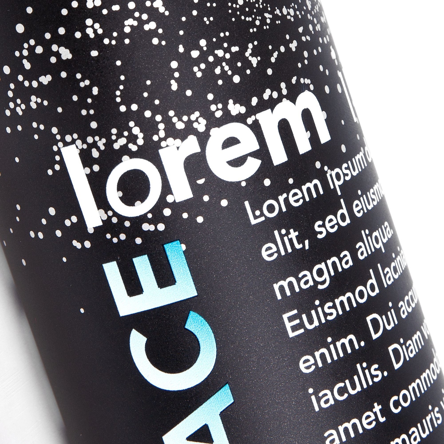 Спортивная бутылка для воды Rio, черная с логотипом