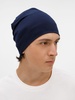 Шапка Senti, темно-синяя с логотипом