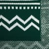 Плед Elnik, зеленый с молочно-белым с логотипом