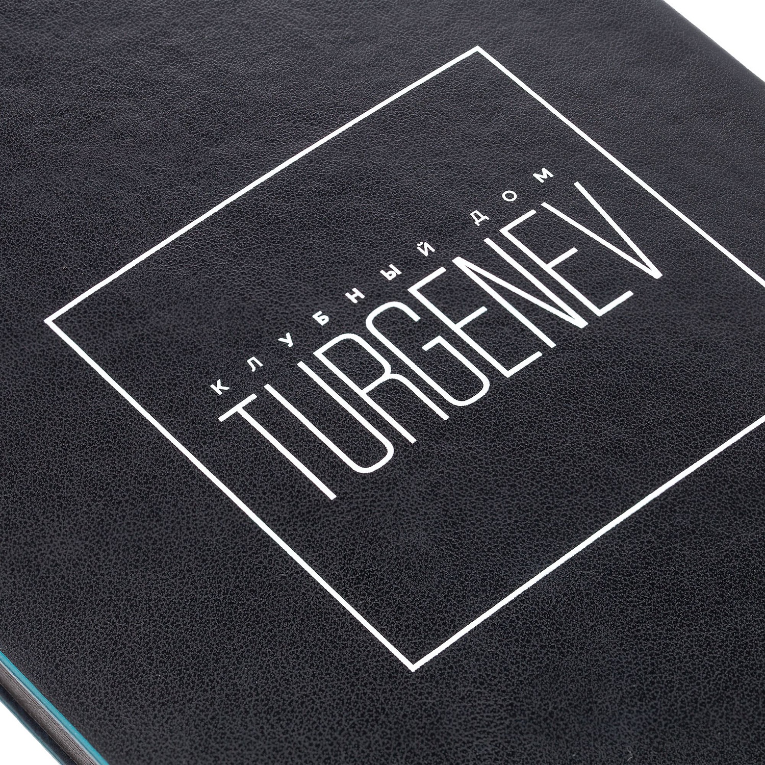 Ежедневник Trait, недатированный, черный с красным с логотипом