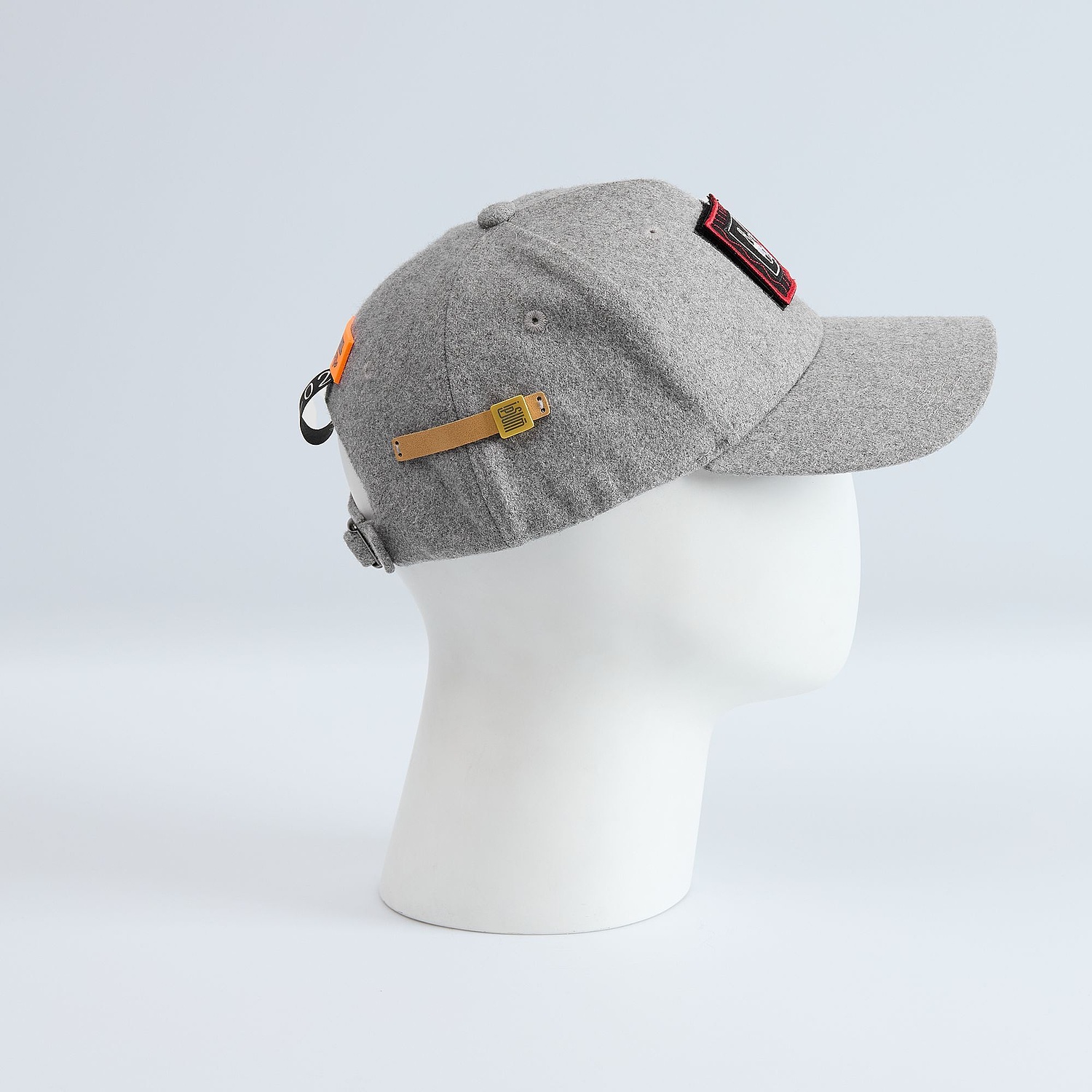 Бейсболка Woolridge, серый меланж с логотипом