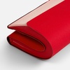 Ежедневник Peel Flex, недатированный, красный с логотипом